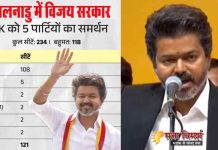 टीवीके ने रचा इतिहास, सी. जोसेफ विजय बने तमिलनाडु के नए सीएम