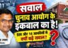 सवाल चुनाव आयोग के इकबाल का है